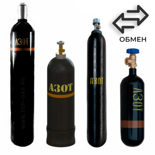 Обмен азотных баллонов в Лыткарино